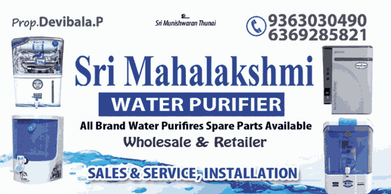 Sri Mahalakshmi RO water purifier dealers in kannamangalam